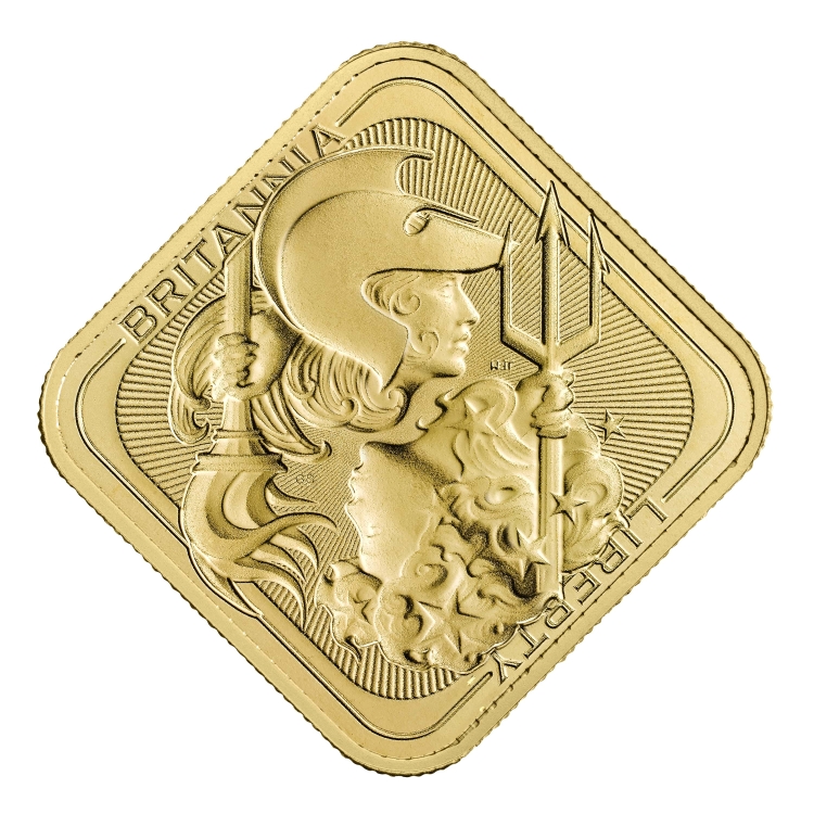 Britannia and Liberty 5g Gold minted Bar