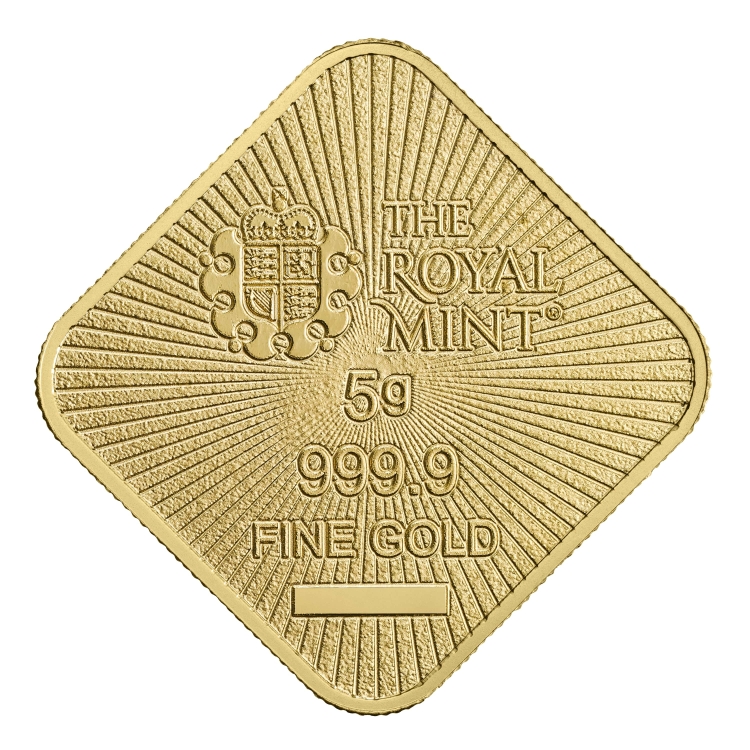 Britannia and Liberty 5g Gold minted Bar