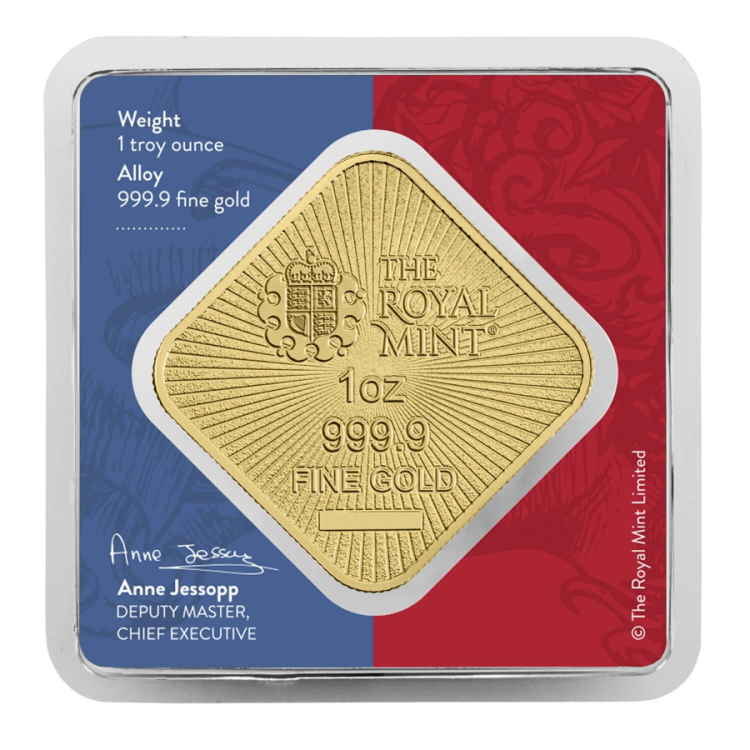 Britannia and Liberty 1oz Gold minted Bar