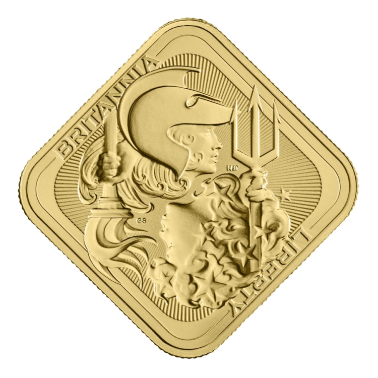 Britannia and Liberty 1oz Gold minted Bar