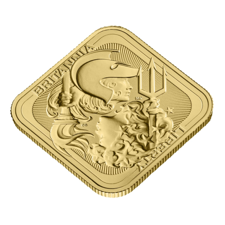 Britannia and Liberty 1oz Gold minted Bar