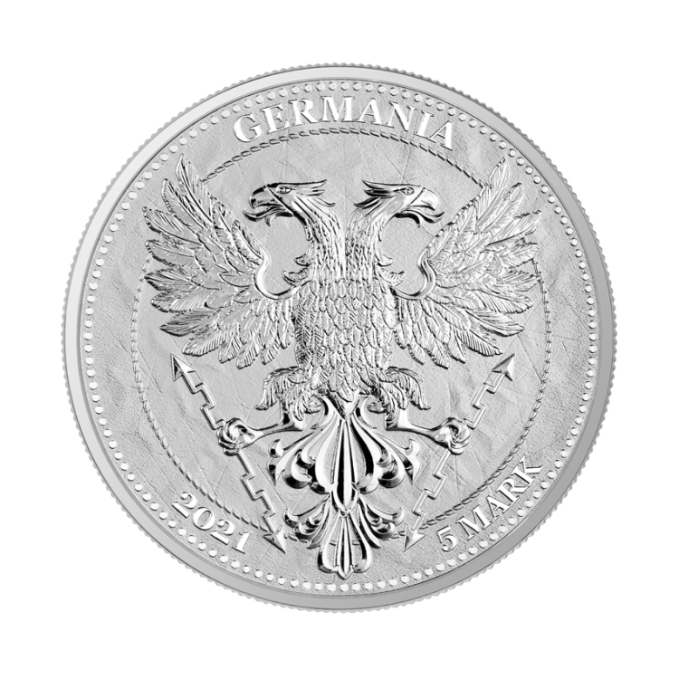Germania mint Chestnut Leaf 1oz silver coin