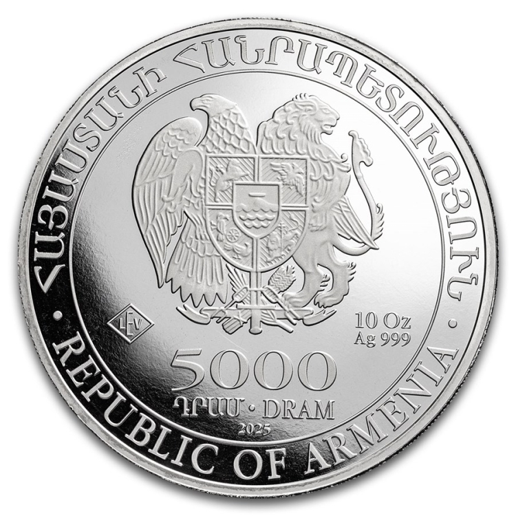 Armenia Noah's ark 10oz silver coin