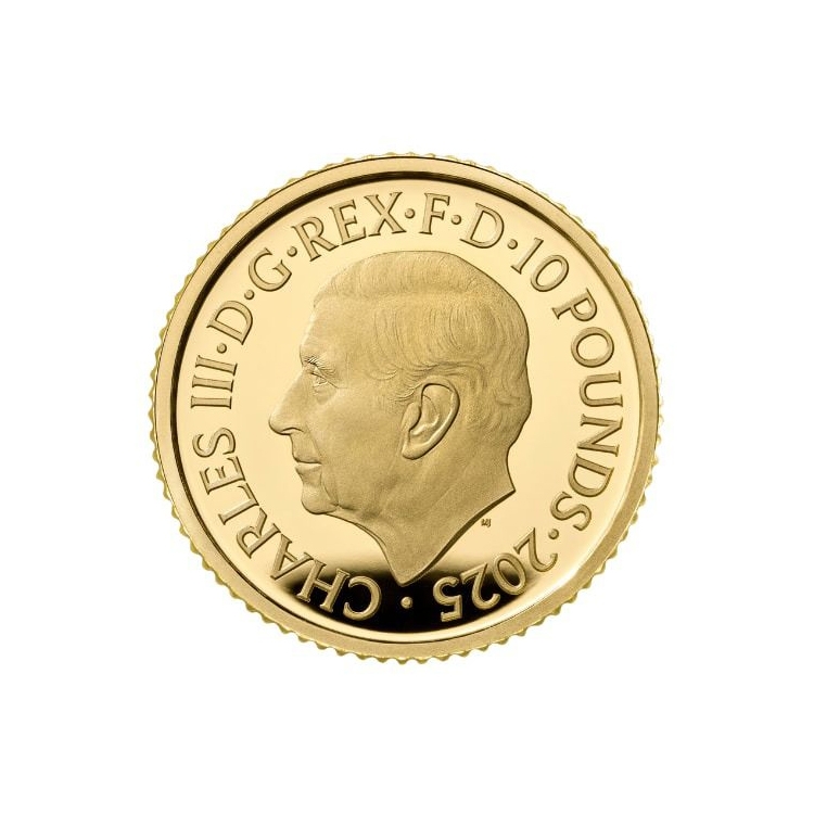 2025 Britannia and Liberty Gold 1/10oz Proof coin