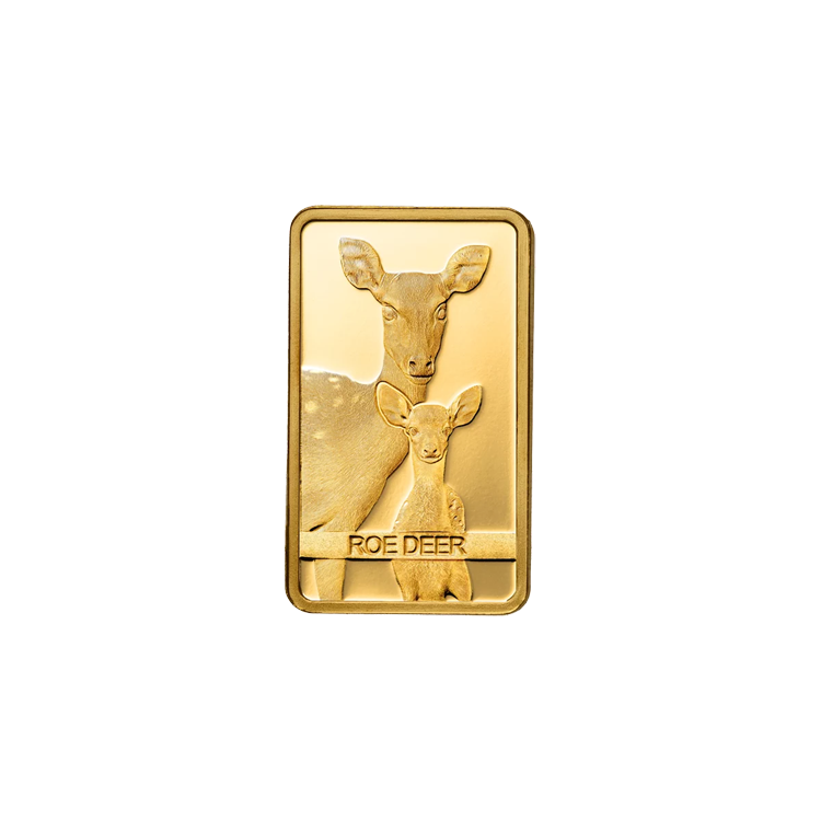 Pamp Suisse Roe Deer 1 gram Minted bar