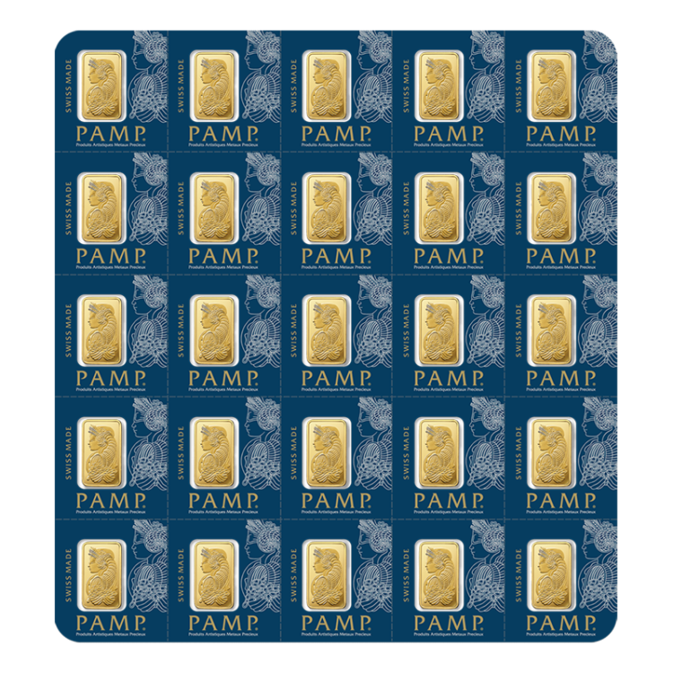 Pamp Suisse Fortuna 25 x 1g Multigram Minted Bar