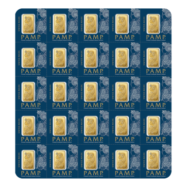 Pamp Suisse Fortuna 25 x 1g Multigram Minted Bar