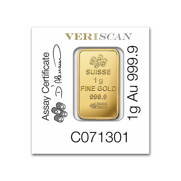 Pamp Suisse 1g Multigram Minted Bar
