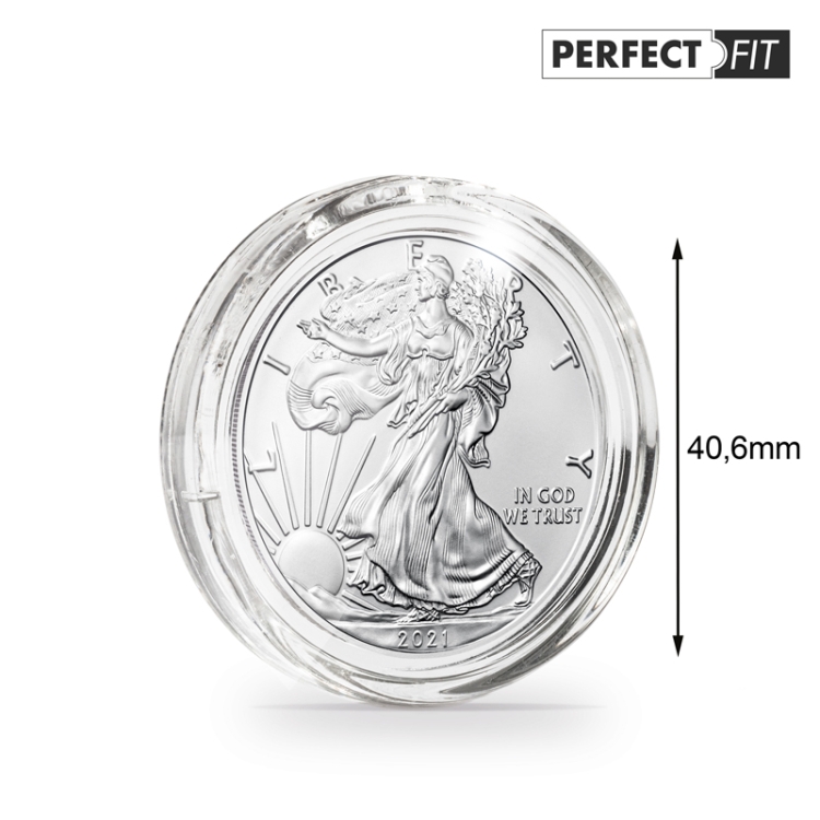 Light house Ultra Perfect Fit coin capsules for 1 oz American Eagle (pack of 10)