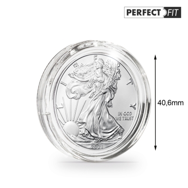 Light house Ultra Perfect Fit coin capsules for 1 oz American Eagle (pack of 10)