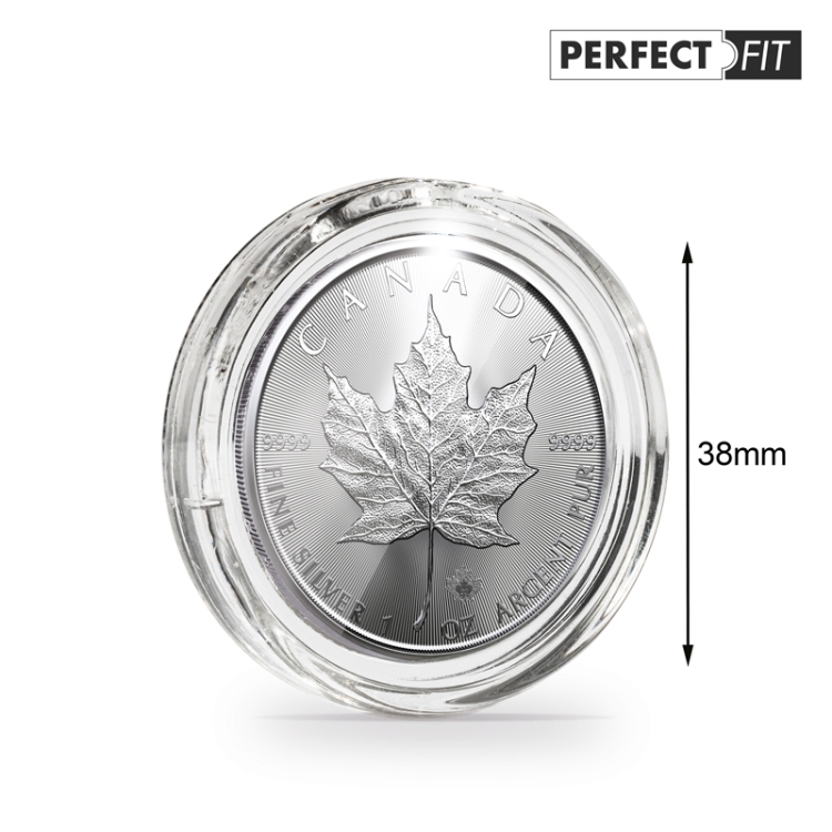 Light house Ultra Perfect Fit coin capsules for 1 oz Maple (pack of 10)