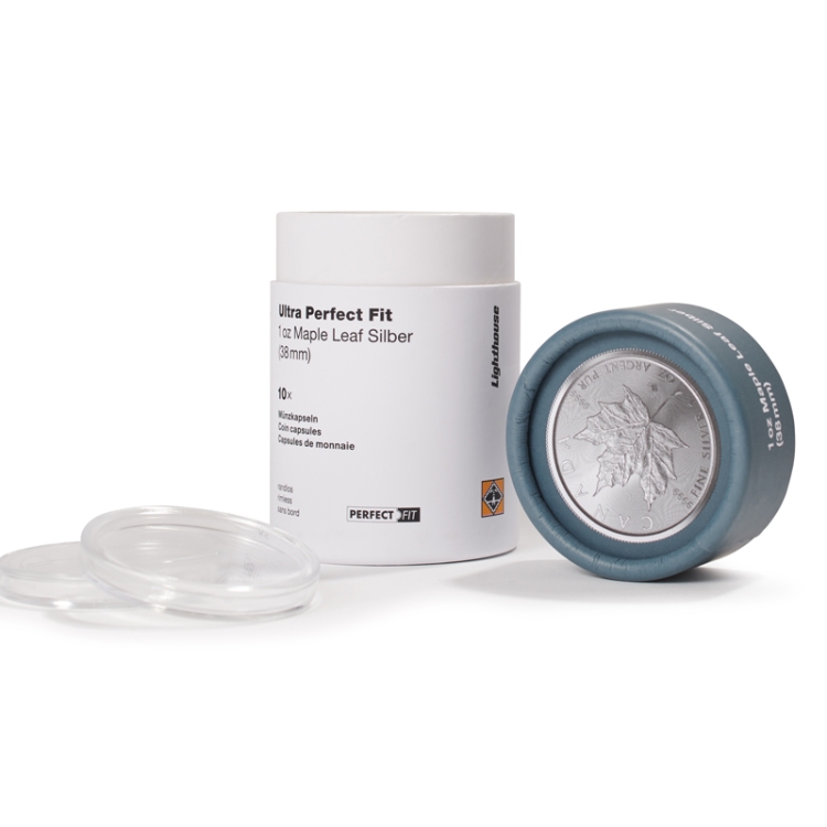 Light house Ultra Perfect Fit coin capsules for 1 oz Maple (pack of 10)