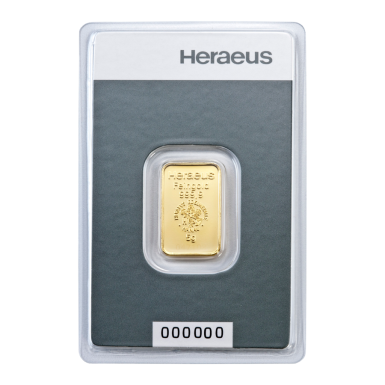 Argor Heraeus 5 gram minted Classic bar