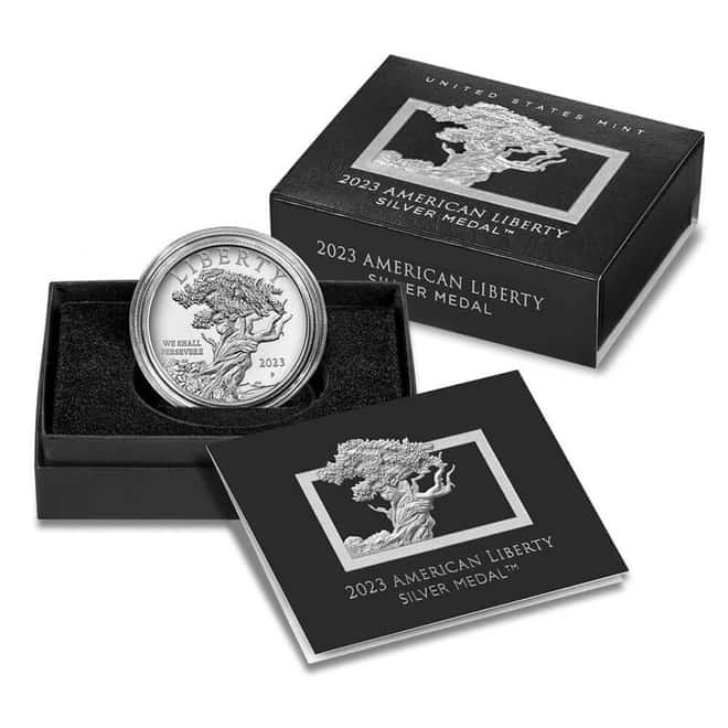 2023 P American Liberty Proof 1oz Silver Medal