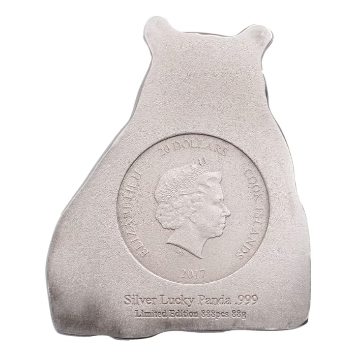 CIT Lucky Panda Silver 88 gram Proof Coin