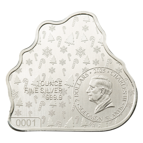 Pamp 2025 1oz Snowman Sleigh Ride Colorized Proof Silver Coin