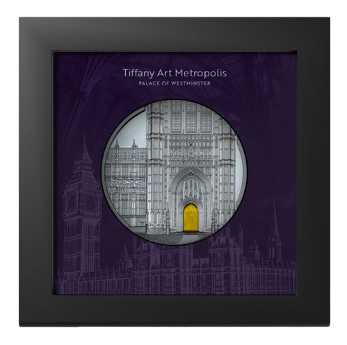 CIT 2023 Tiffany Art Palace of Westminster 5 oz Proof Silver Coin