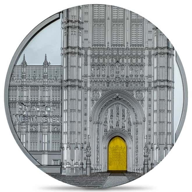 CIT 2023 Tiffany Art Palace of Westminster 5 oz Proof Silver Coin