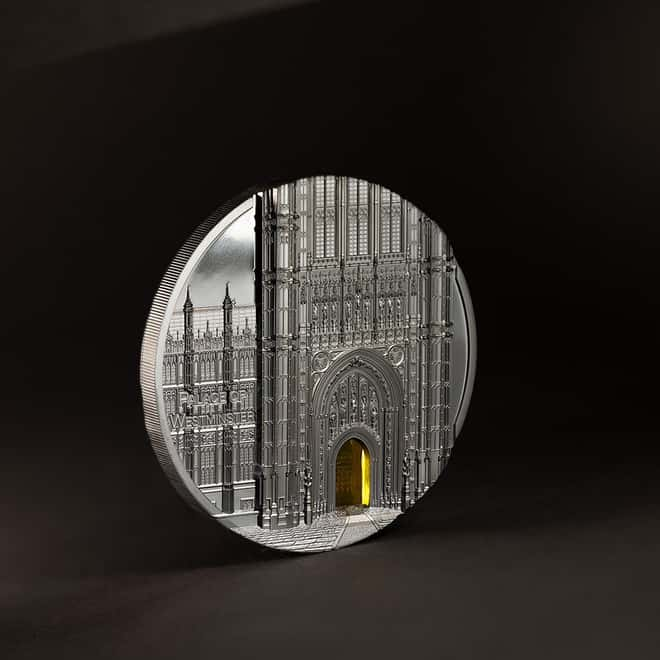 CIT 2023 Tiffany Art Palace of Westminster 5 oz Proof Silver Coin