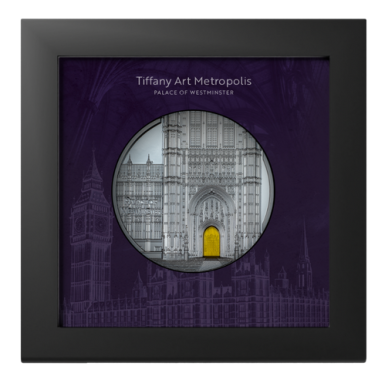 CIT 2023 Tiffany Art Palace of Westminster 5 oz Proof Silver Coin