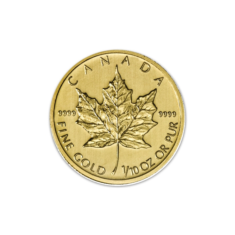 2013 Maple Leaf 1/10oz Gold Coin