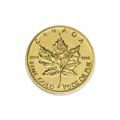 2013 Maple Leaf 1/10oz Gold Coin