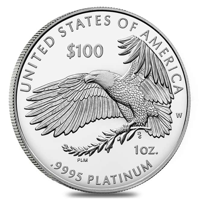2018W USMINT Preamble to the Declaration of Independence Life 1oz Proof Platinum coin