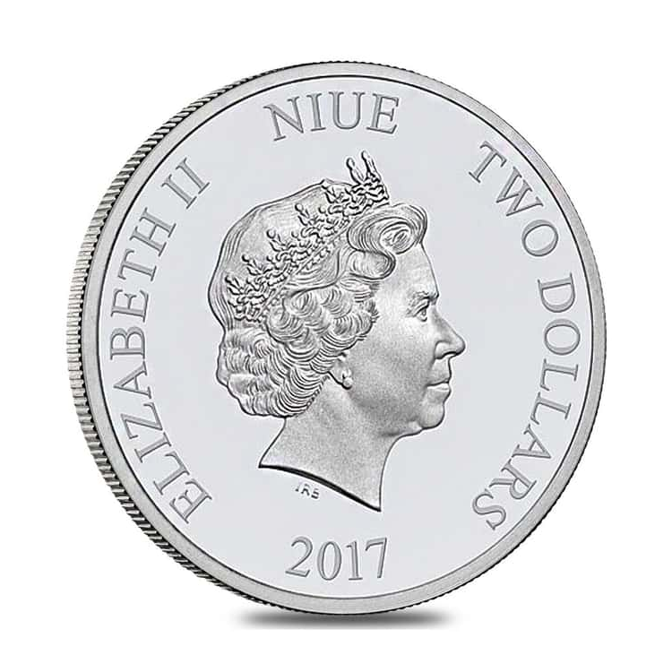 Niue 1 oz Niue Silver Disney Steamboat Willie BU coin