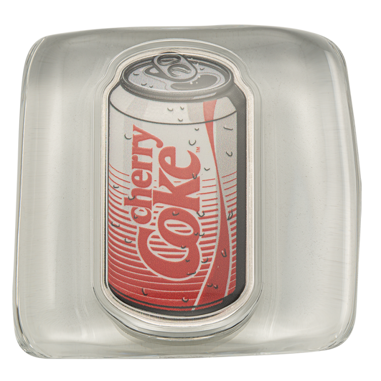 Coca Cola Cherry Coke 1oz Silver coin