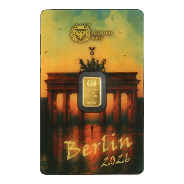 Germania mint WMF2026 1 gram Minted bar