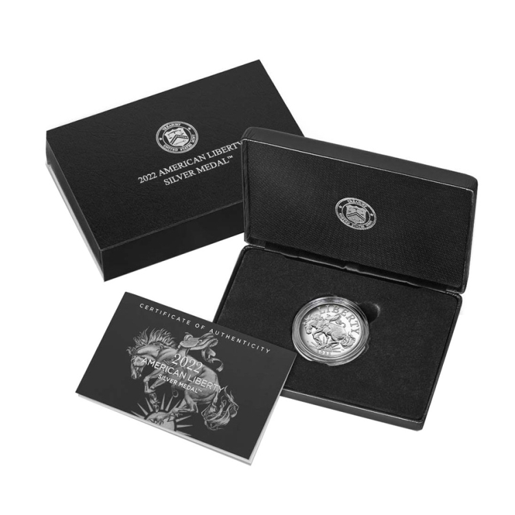 2022 P American Liberty Proof 1oz Silver Medal