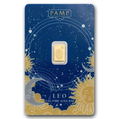 PAMP suisse Zodiacs LEO 0.5gram Minted bar
