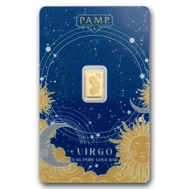 PAMP suisse Zodiacs VIRGO 0.5gram Minted bar