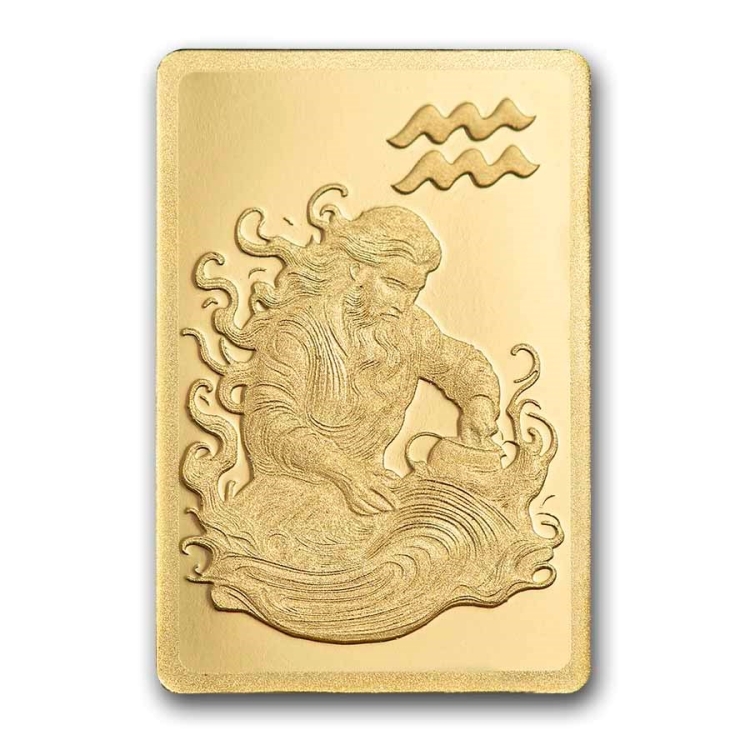 PAMP suisse Zodiacs AQUARIUS 0.5gram Minted bar