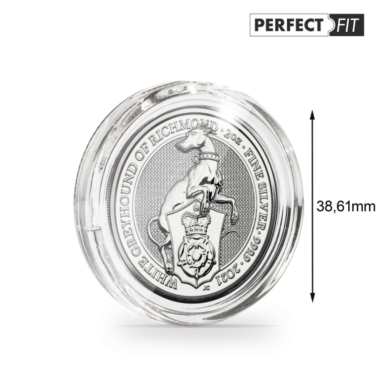 Light house Ultra Perfect Fit coin capsules for 2 oz queens beast (pack of 10)