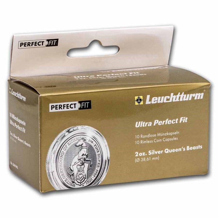 Light house Ultra Perfect Fit coin capsules for 2 oz queens beast (pack of 10)