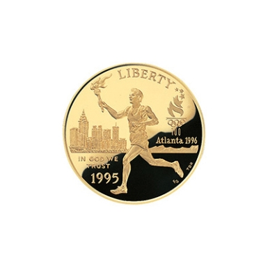 1995 Centennial Olympics Torch Runner Gold Coin