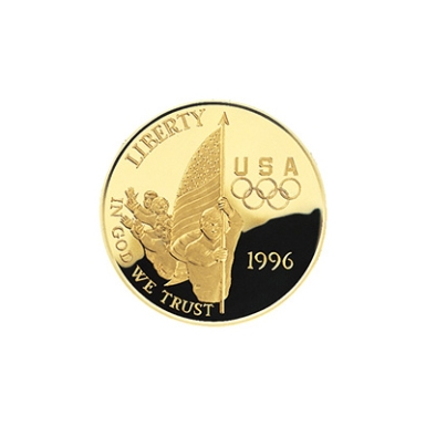 1995 Centennial Olympics Flag Bearer Gold Coin