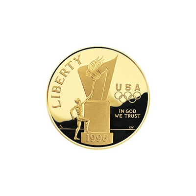 1995 Centennial Olympics Cauldron Gold Coin