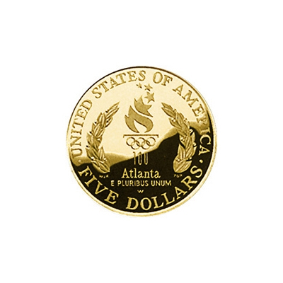 1995 Centennial Olympics Cauldron Gold Coin