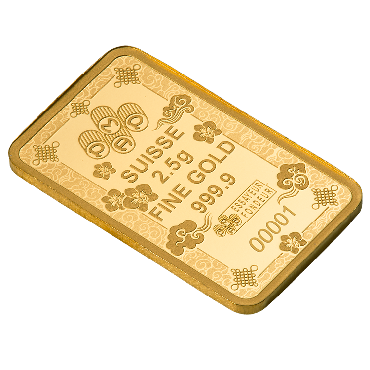 PAMP Suisse Lucky Cat 2.5g minted bar
