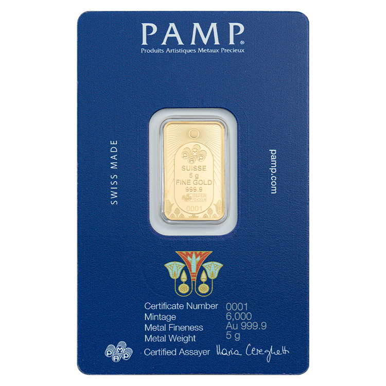 PAMP Suisse Good Luck Scarab 5g minted bar