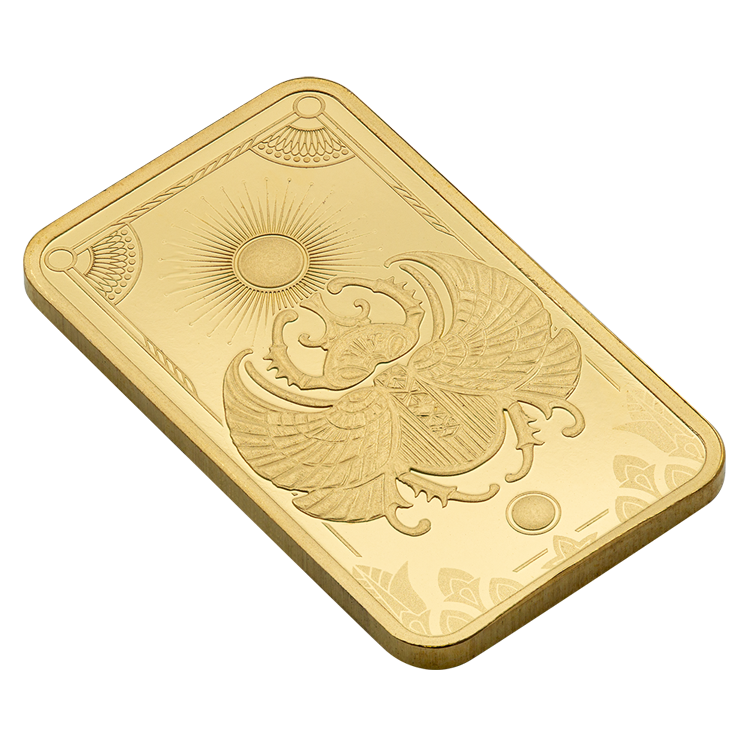 PAMP Suisse Good Luck Scarab 5g minted bar