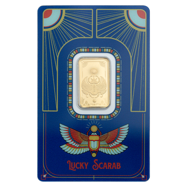 PAMP Suisse Good Luck Scarab 5g minted bar