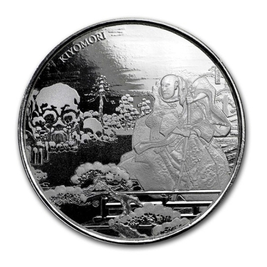 2018 Samurai 1oz silver Taira no Kiyomori Coin