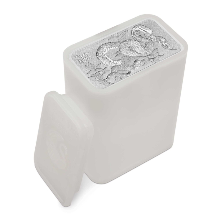 2025 Perth Mint snake 1oz silver minted bar