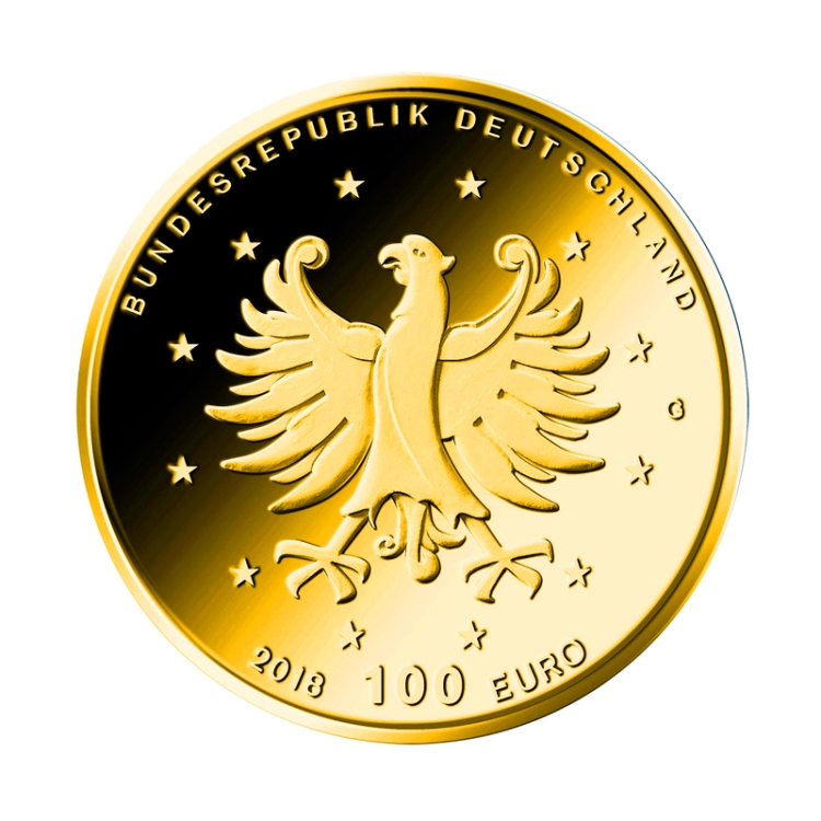 Deutschland 2018 Schl&ouml;sser Augustusburg und Falkenlust 1/2oz Gold Coin
