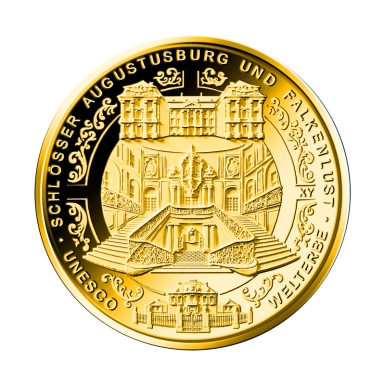 Deutschland 2018 Schl&ouml;sser Augustusburg und Falkenlust 1/2oz Gold Coin