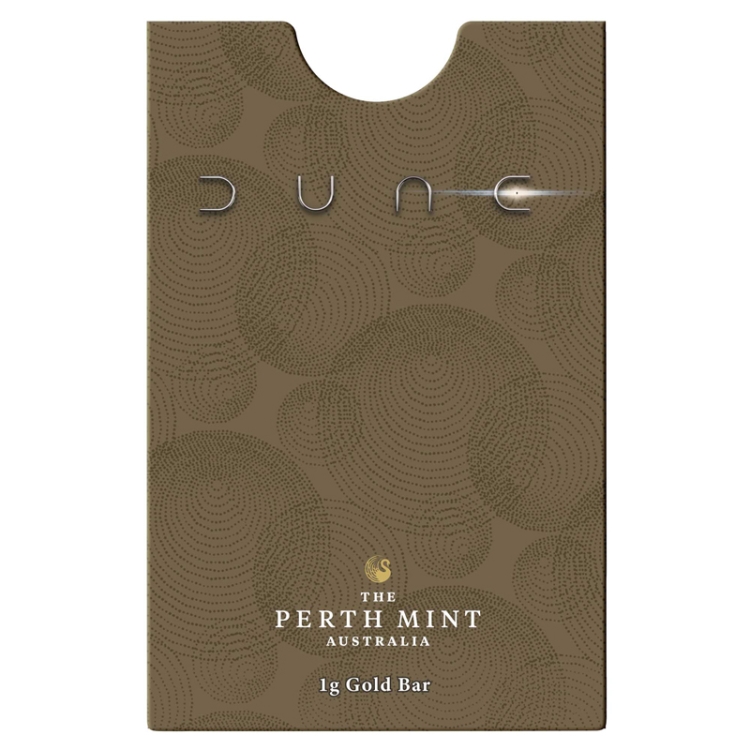 DUNE Shaihulud 1g Gold Minted Bar