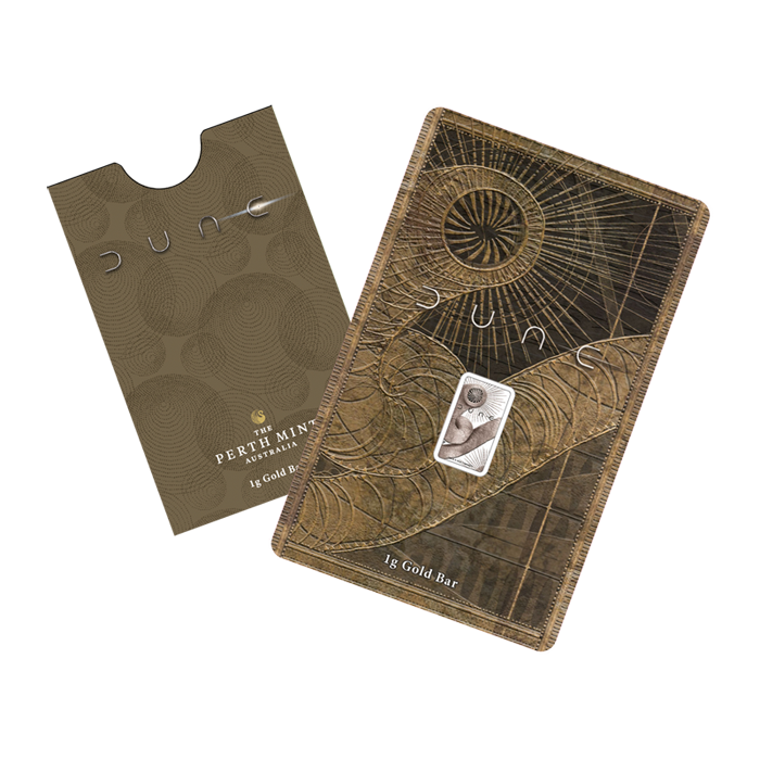 DUNE Shaihulud 1g Gold Minted Bar